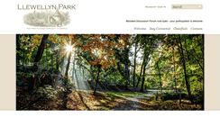 Desktop Screenshot of llewellynpark.com