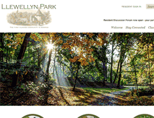 Tablet Screenshot of llewellynpark.com